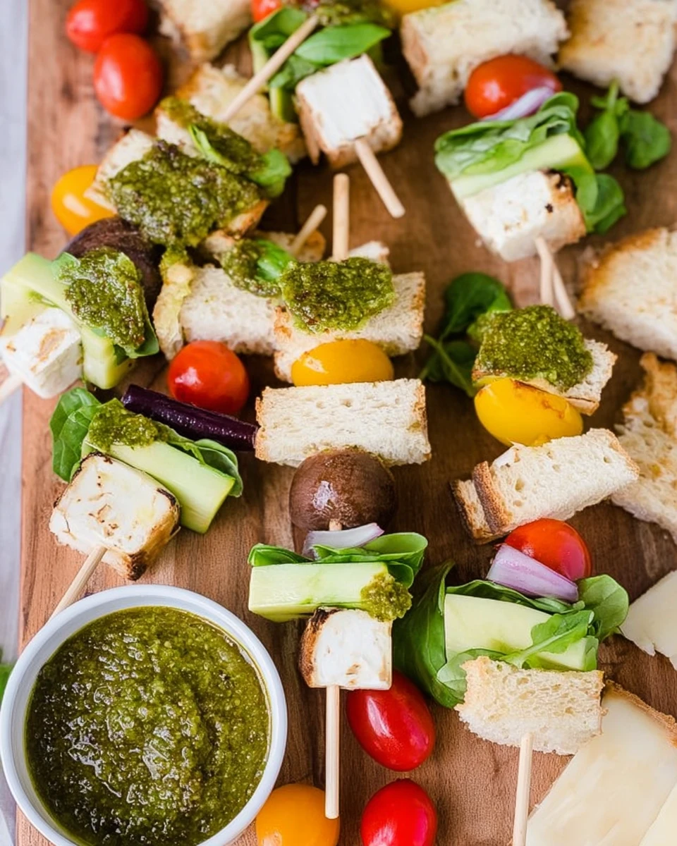 Vegetarian Sandwich On A Stick 7 Vegetarian Sandwich On A Stick