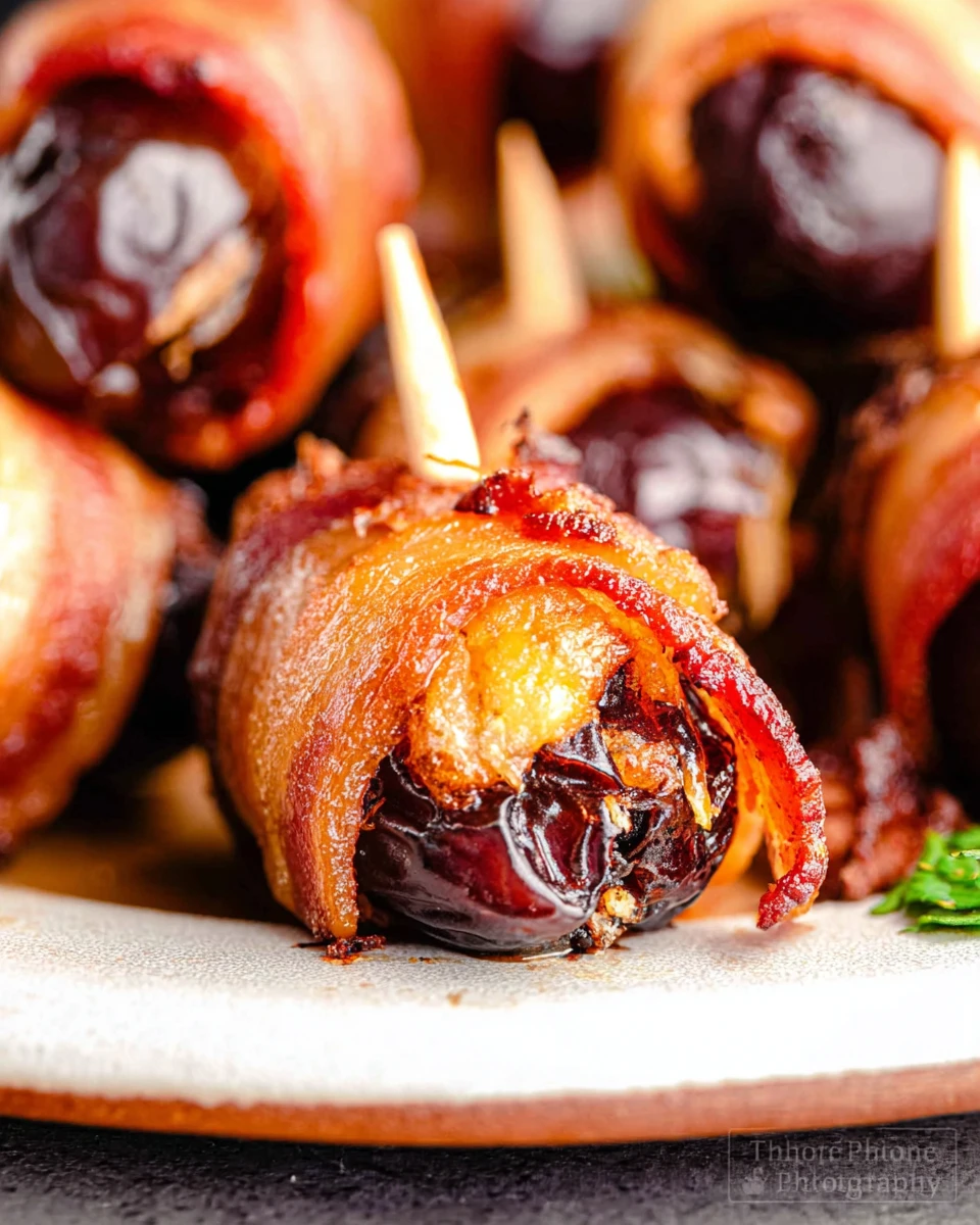 Bacon Wrapped Dates