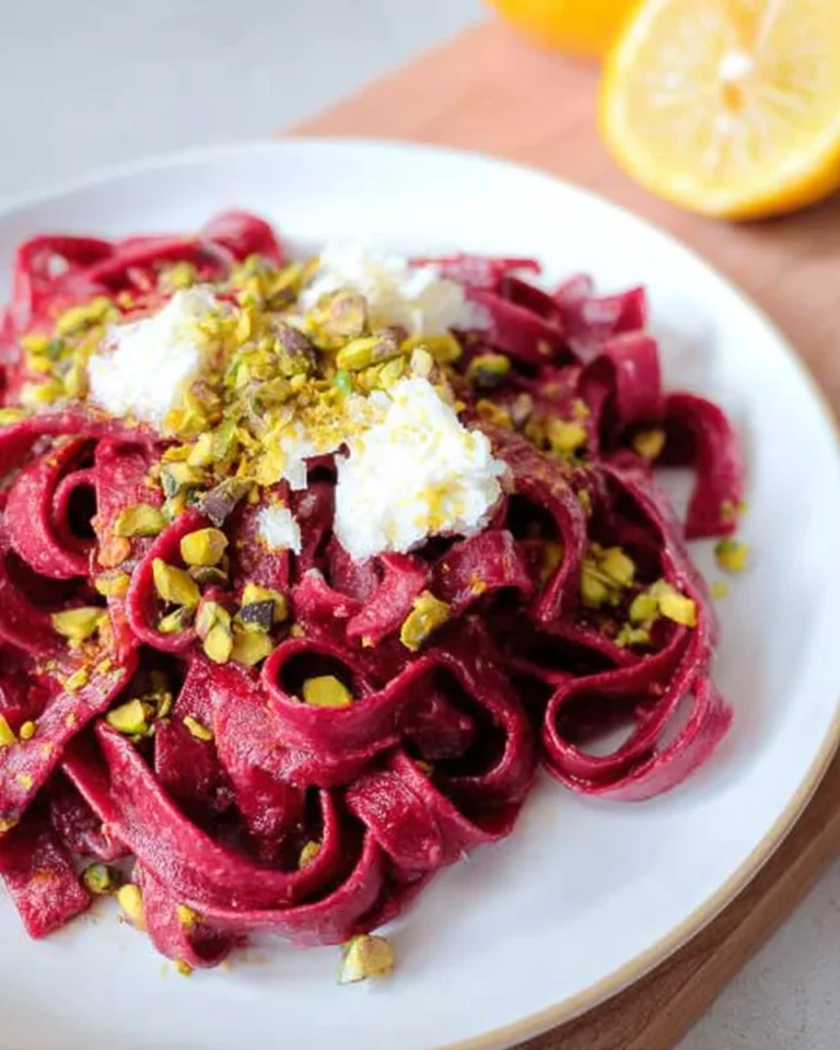 Beet Pasta With Pistachios And Shallot Butter 0 2025 12 26