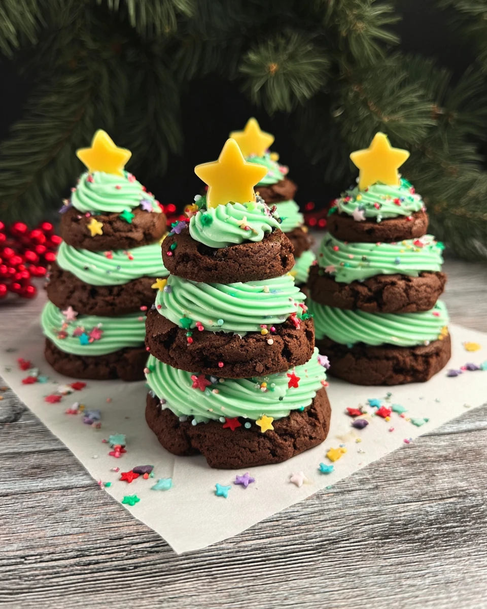 Brownie Christmas Trees