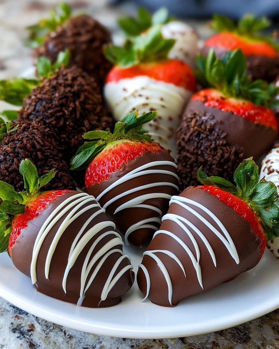 Chocolate-Covered Strawberries 5 Chocolate-Covered Strawberries