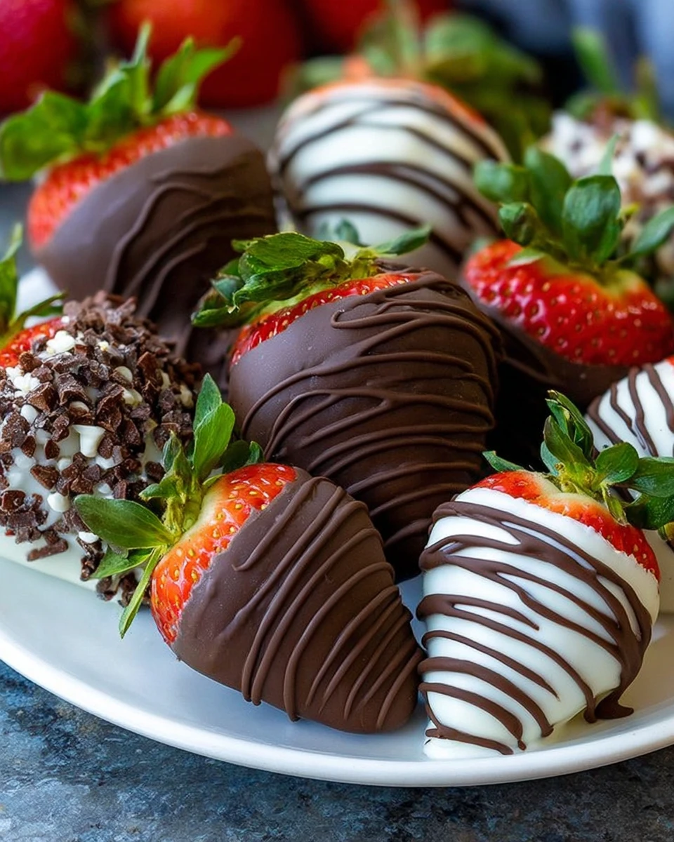Chocolate-Covered Strawberries 7 Chocolate-Covered Strawberries