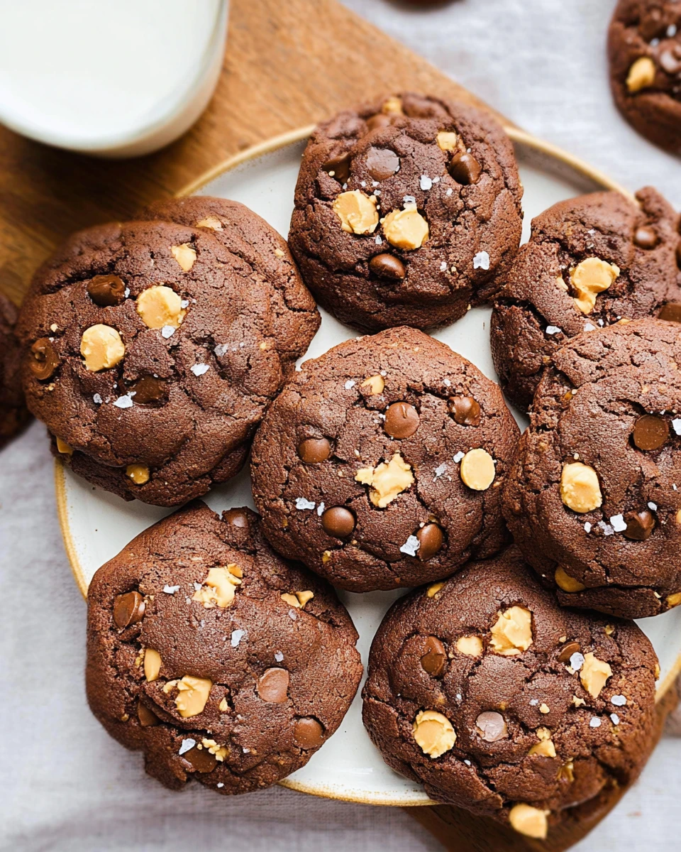 Chocolate Peanut Butter Cookies 7 Chocolate Peanut Butter Cookies