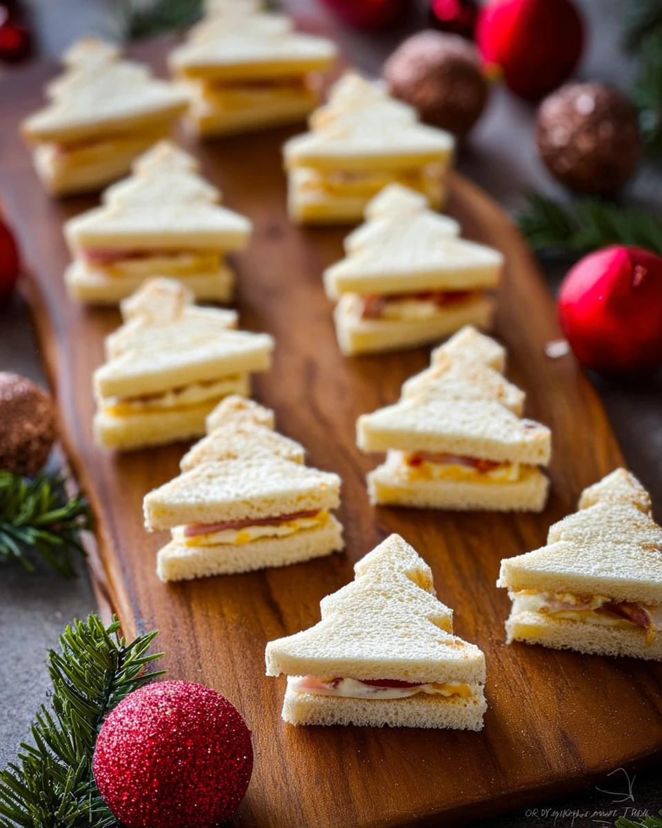 Christmas Tree Sandwiches