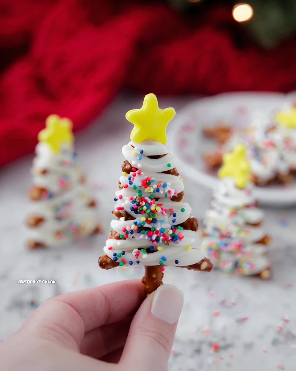 Christmas Trees Made With Pretzels 7 Christmas Trees Made With Pretzels