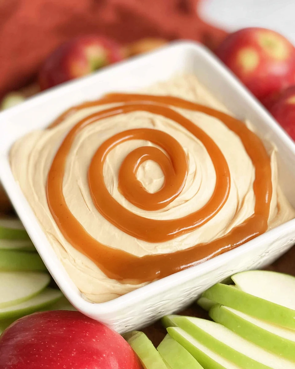 Cream Cheese Caramel Apple Dip