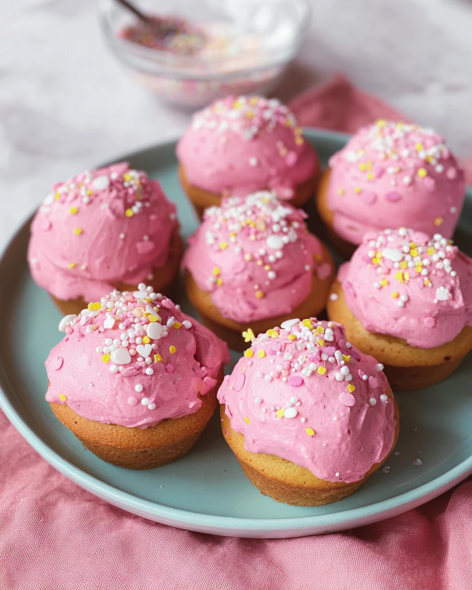 Dye-Free Pink Cupcakes