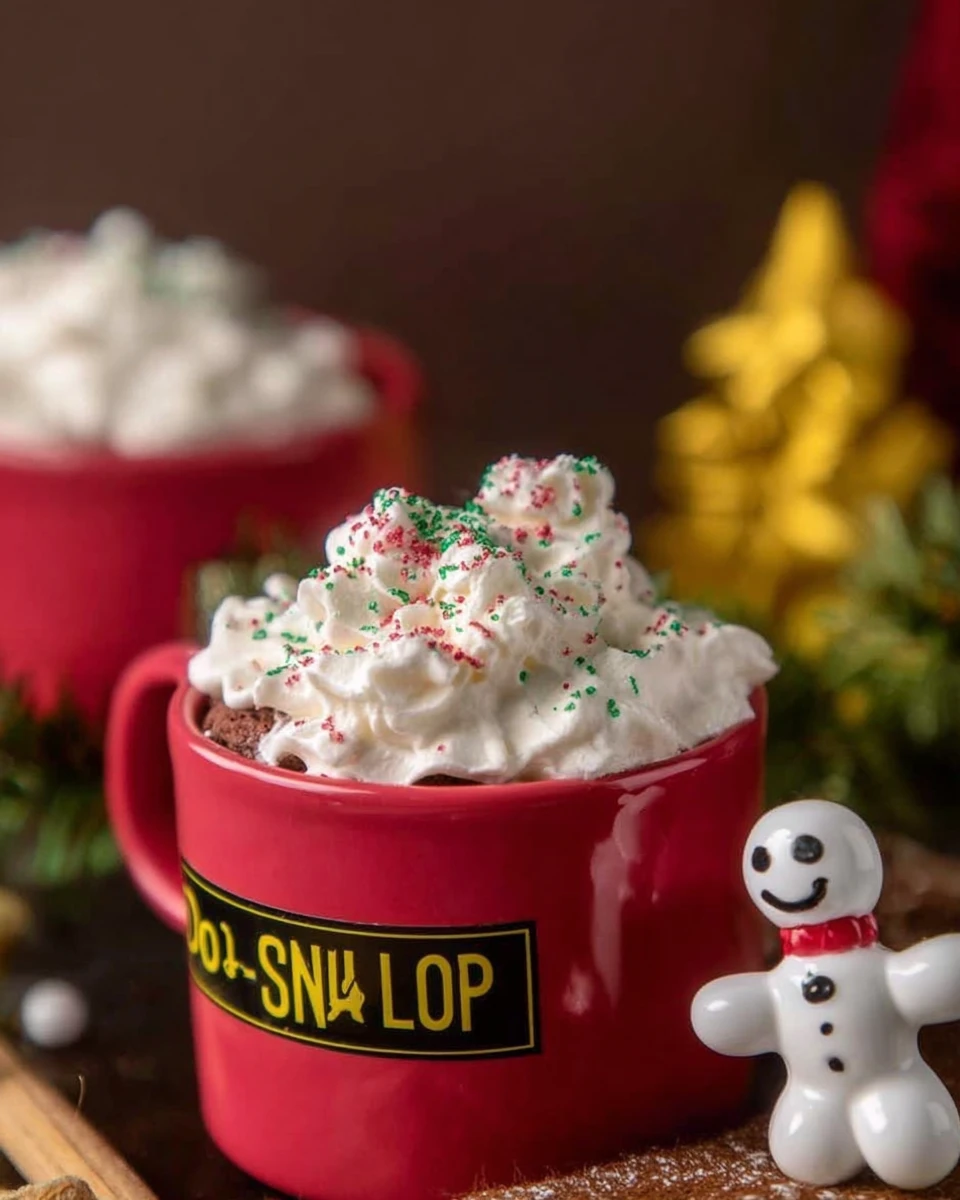 Easy Festive Christmas Cake Mix Mug Cake