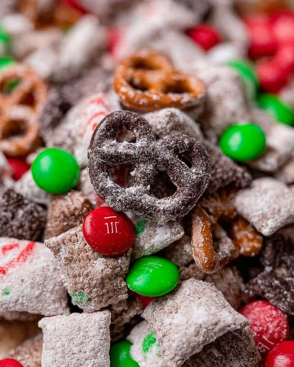 Easy Festive Christmas Muddy Buddies