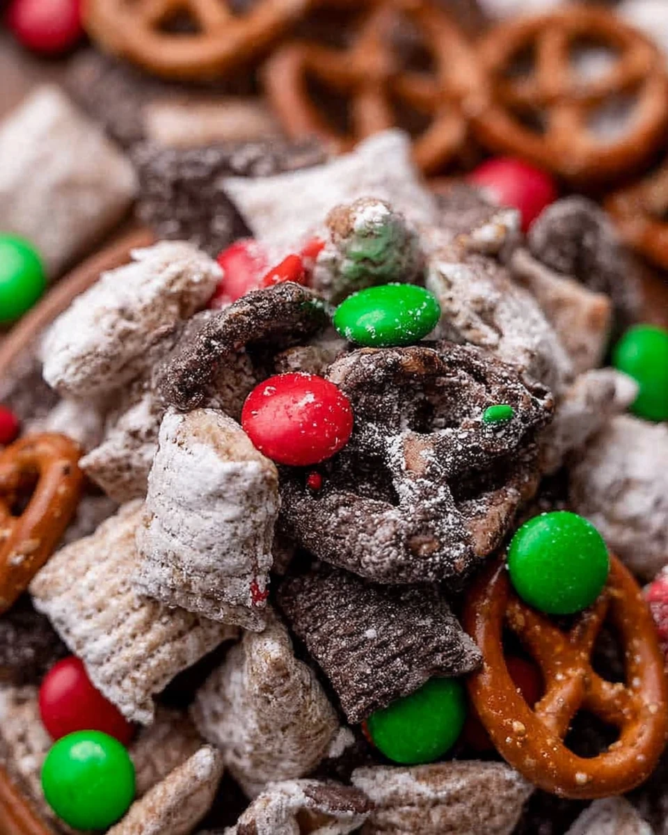 Easy Festive Christmas Muddy Buddies