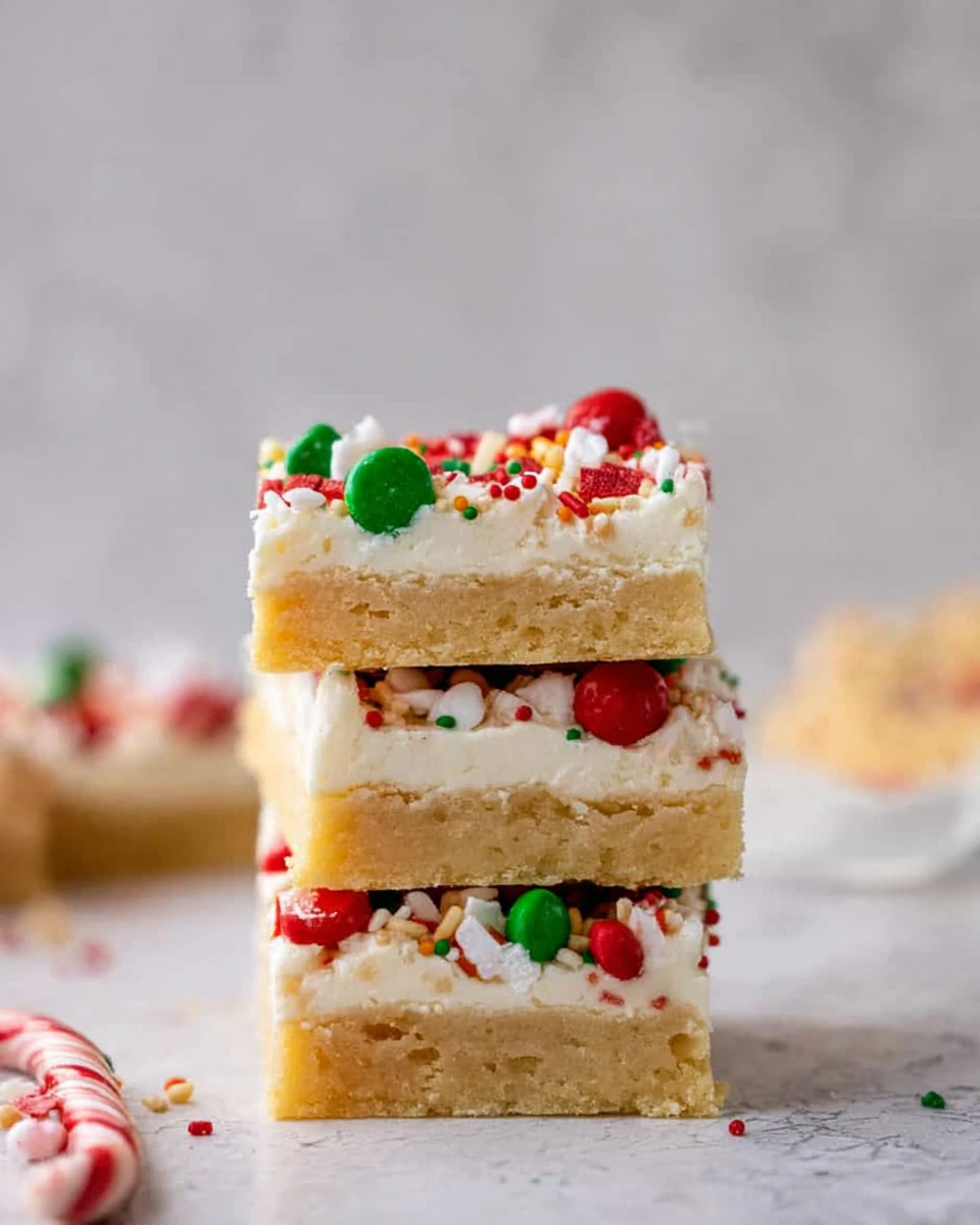 Easy Festive Christmas Sugar Cookie Bars