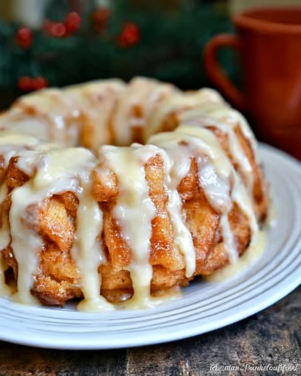 Eggnog Monkey Bread