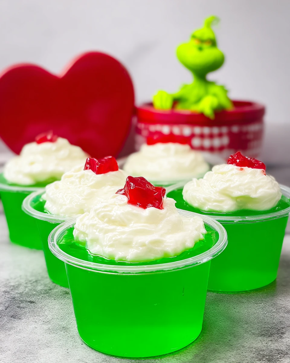 Grinch Jello Shots