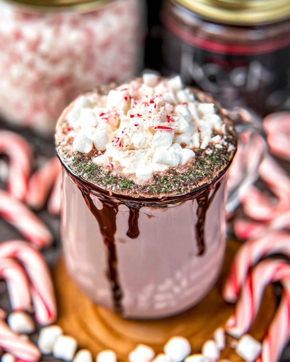 Homemade Peppermint Hot Chocolate Mix