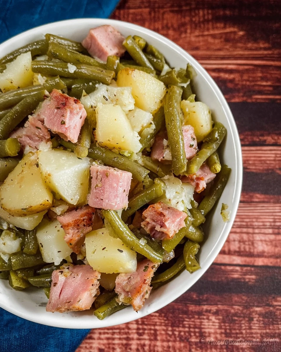 Instant Pot Ham Green Beans And Potatoes