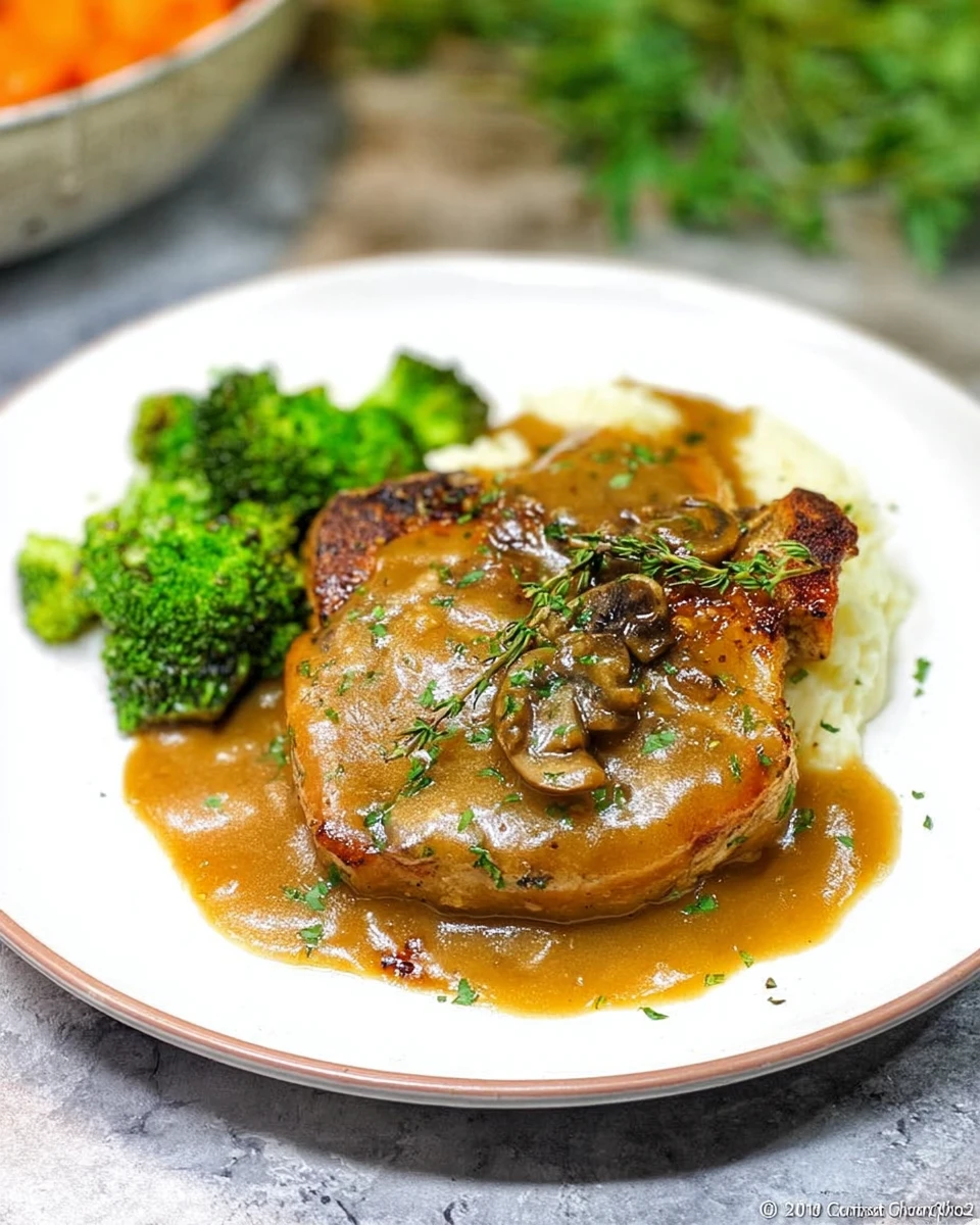 Instant Pot Smothered Pork Chops