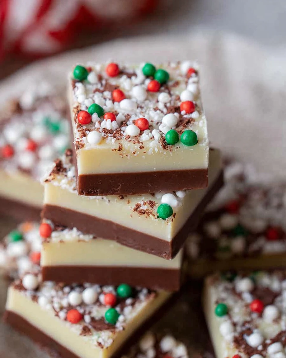 Layered Christmas Fudge