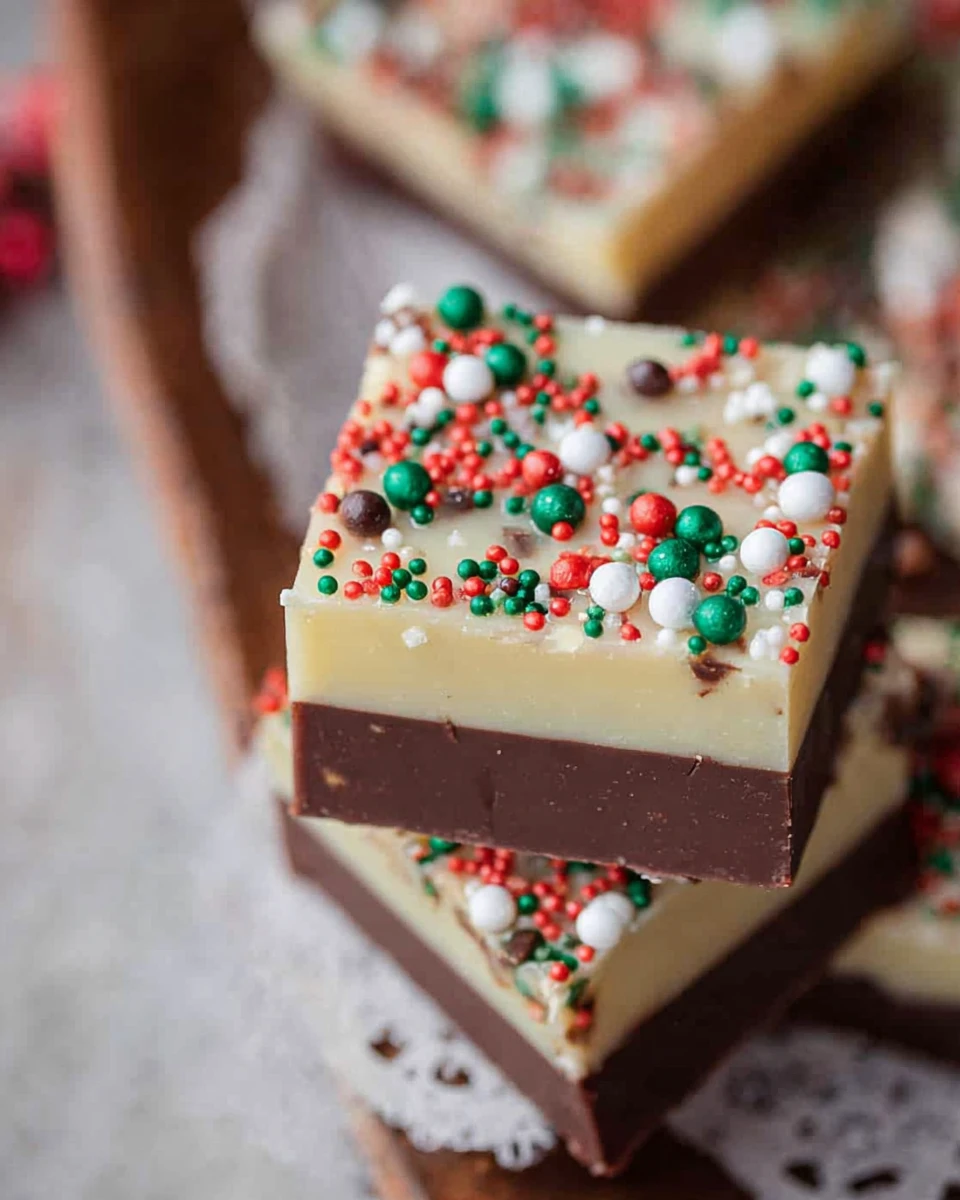 Layered Christmas Fudge