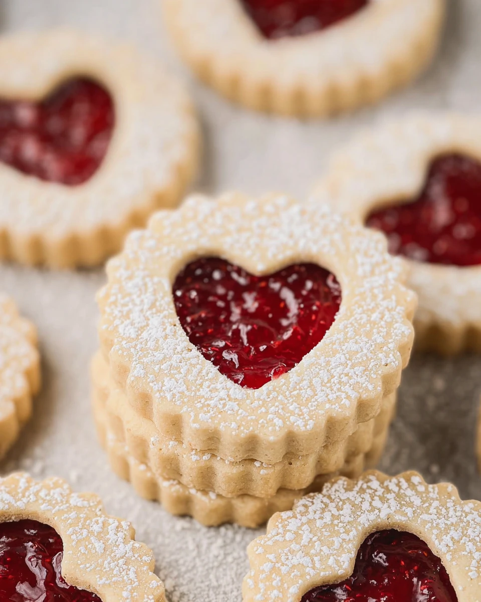 Linzer Tart Cookies 5 Linzer Tart Cookies