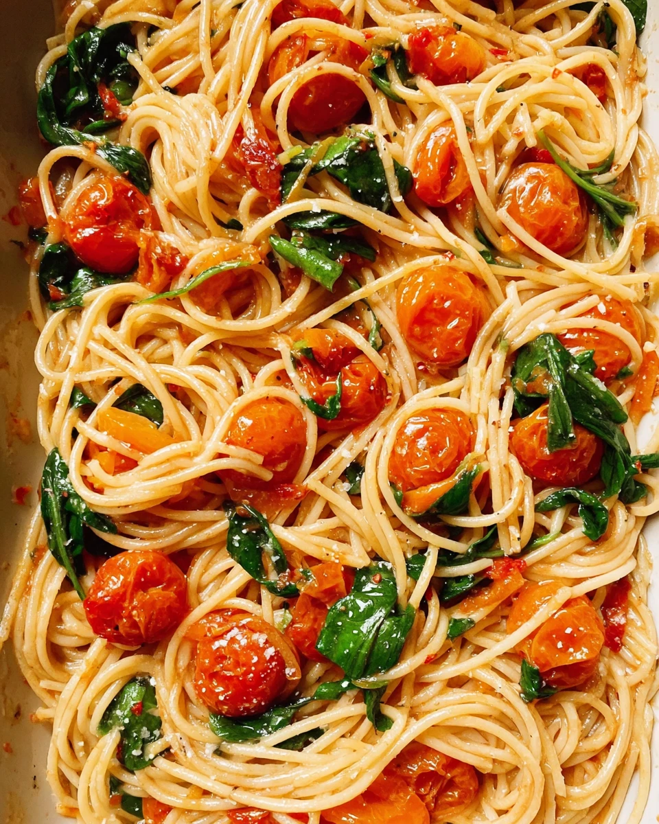 One Pot Pasta With Cherry Tomatoes 6 One Pot Pasta With Cherry Tomatoes