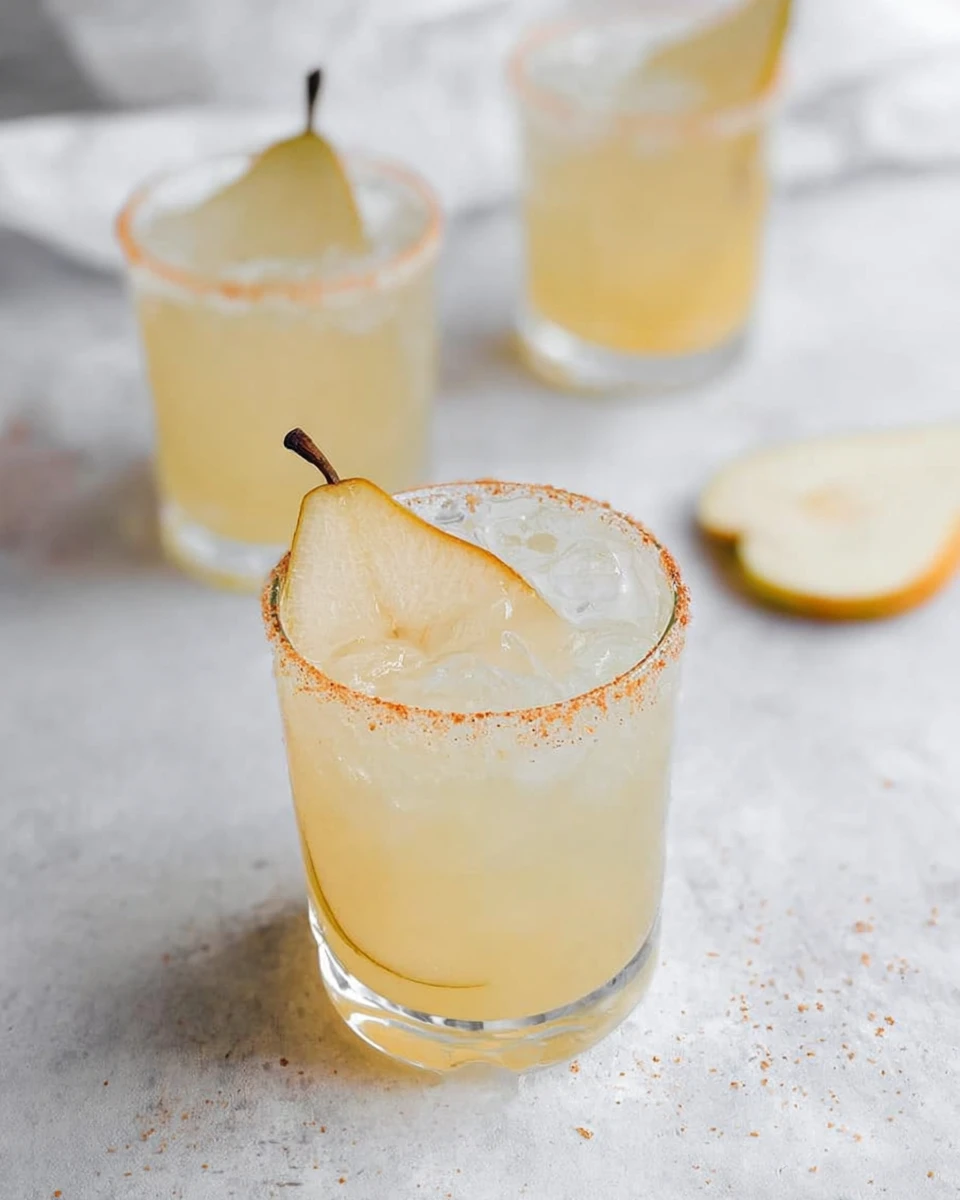 Pear Vanilla Gin Fizz