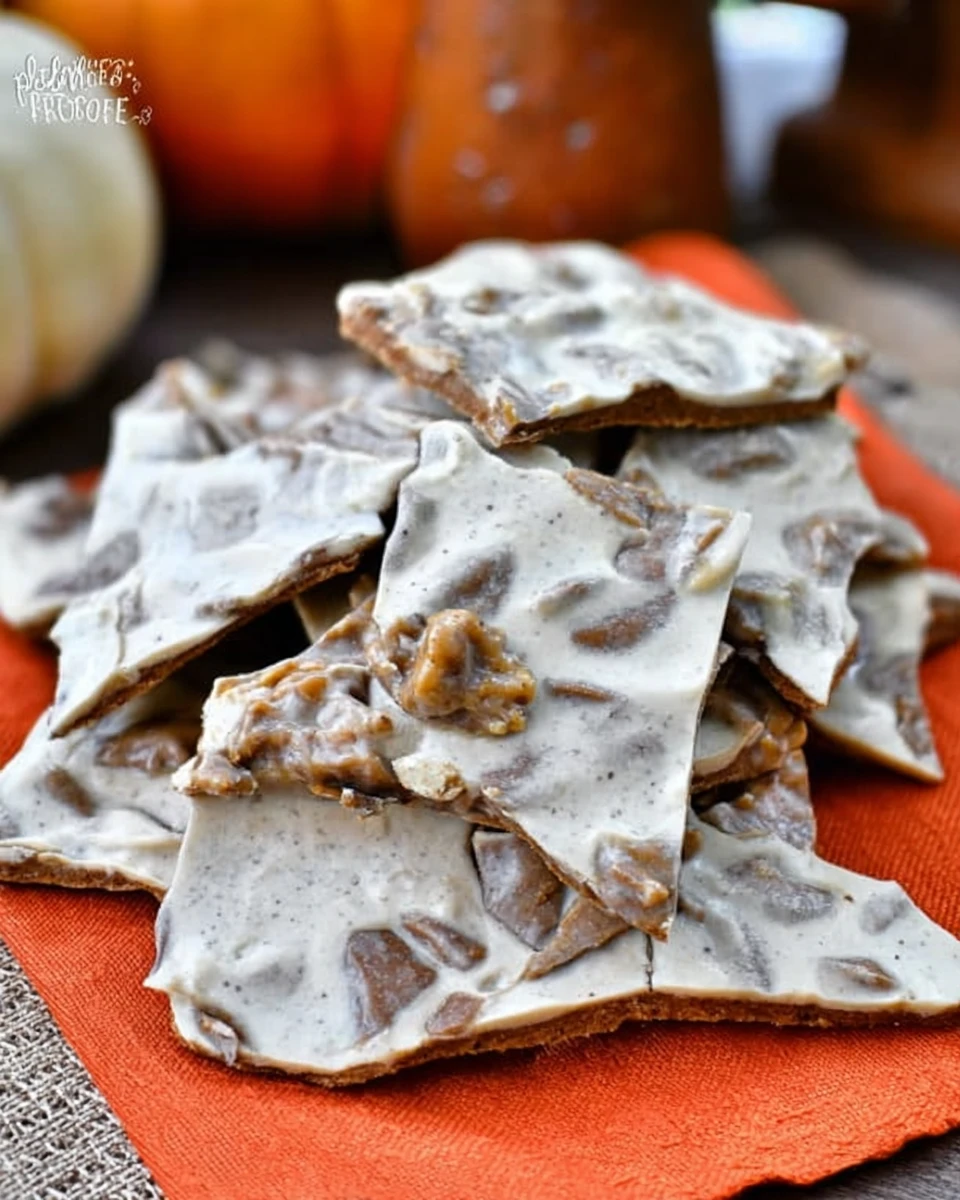 Pumpkin Gingersnap Bark