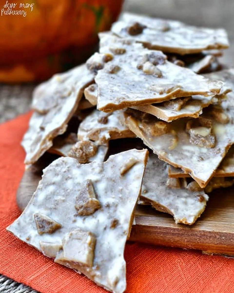 Pumpkin Gingersnap Bark