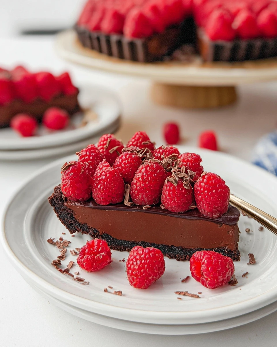 Raspberry Chocolate Tart 7 Raspberry Chocolate Tart