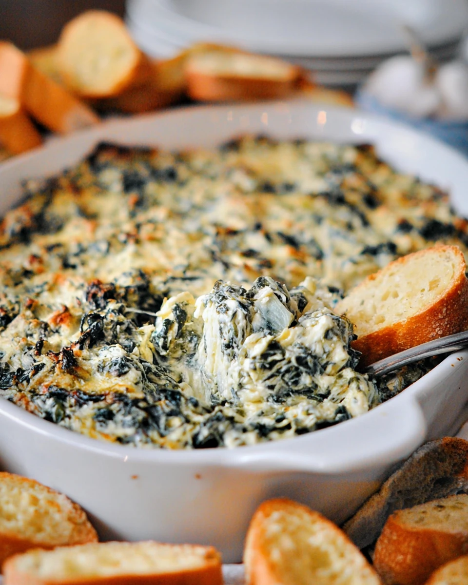 Spinach Artichoke Dip With Roasted Garlic 0 2025 12 04