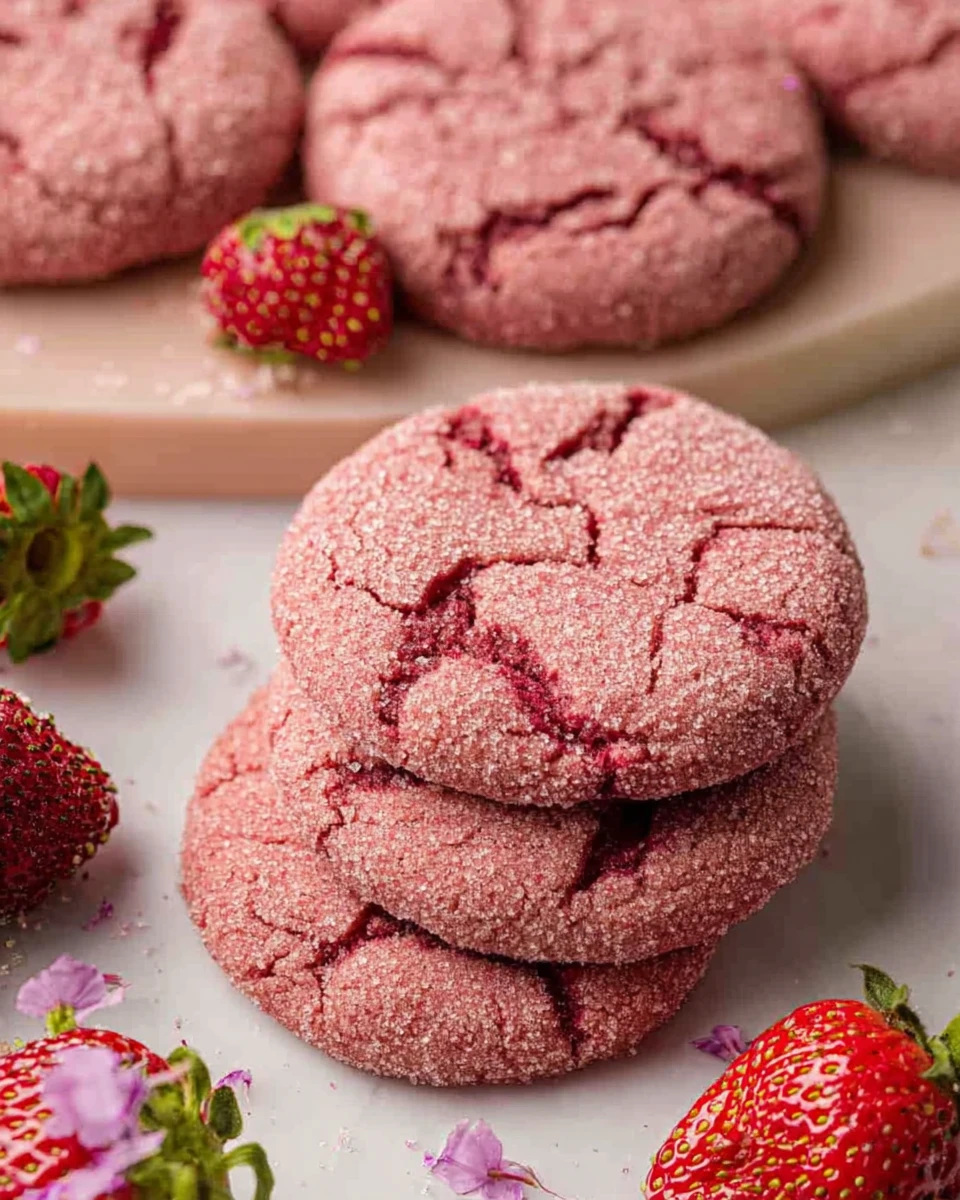 Strawberry Sugar Cookies