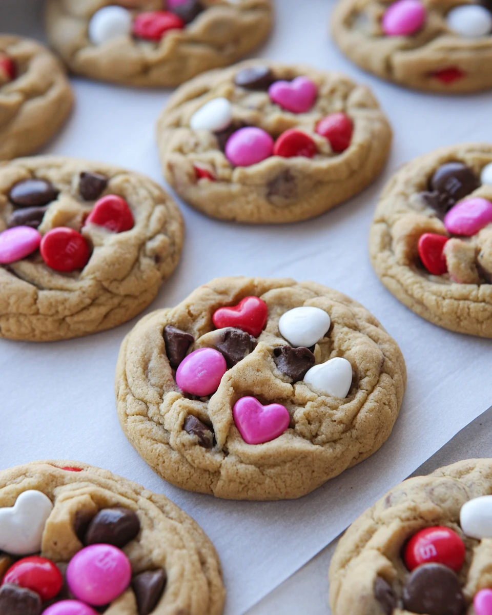 Valentine M&Amp;M Cookies
