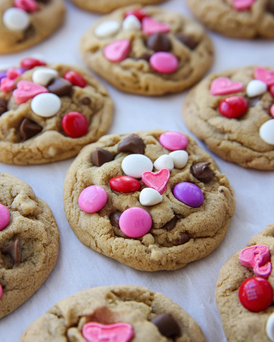 Valentine M&Amp;M Cookies