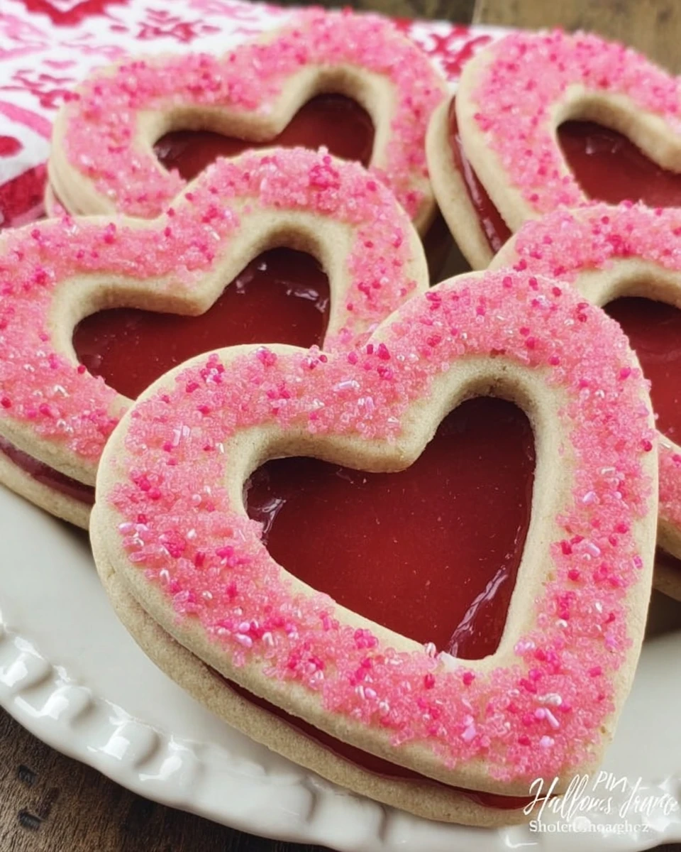 Valentine Sandwich Cookies