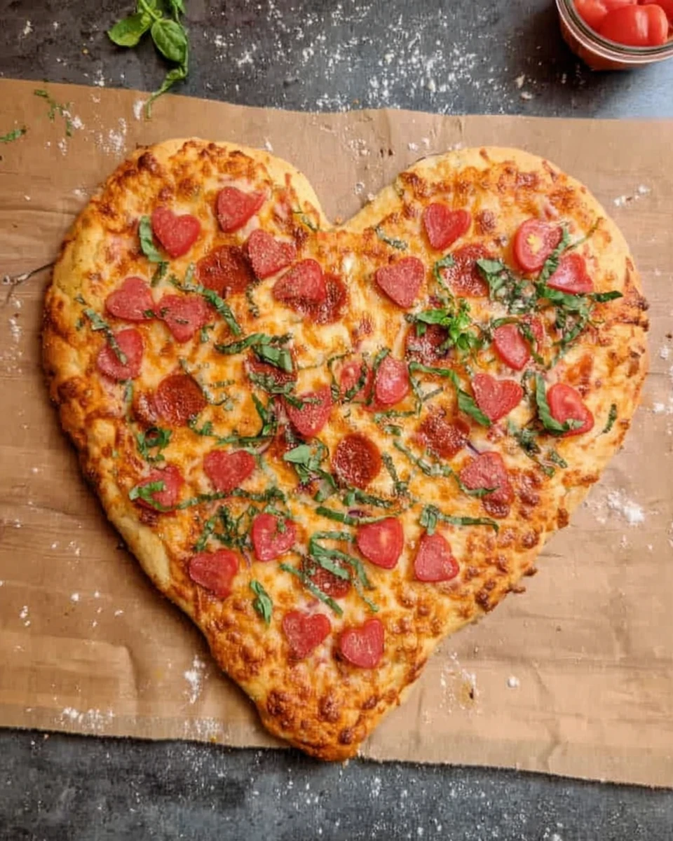 Valentine’s Day Heart-Shaped Pizza