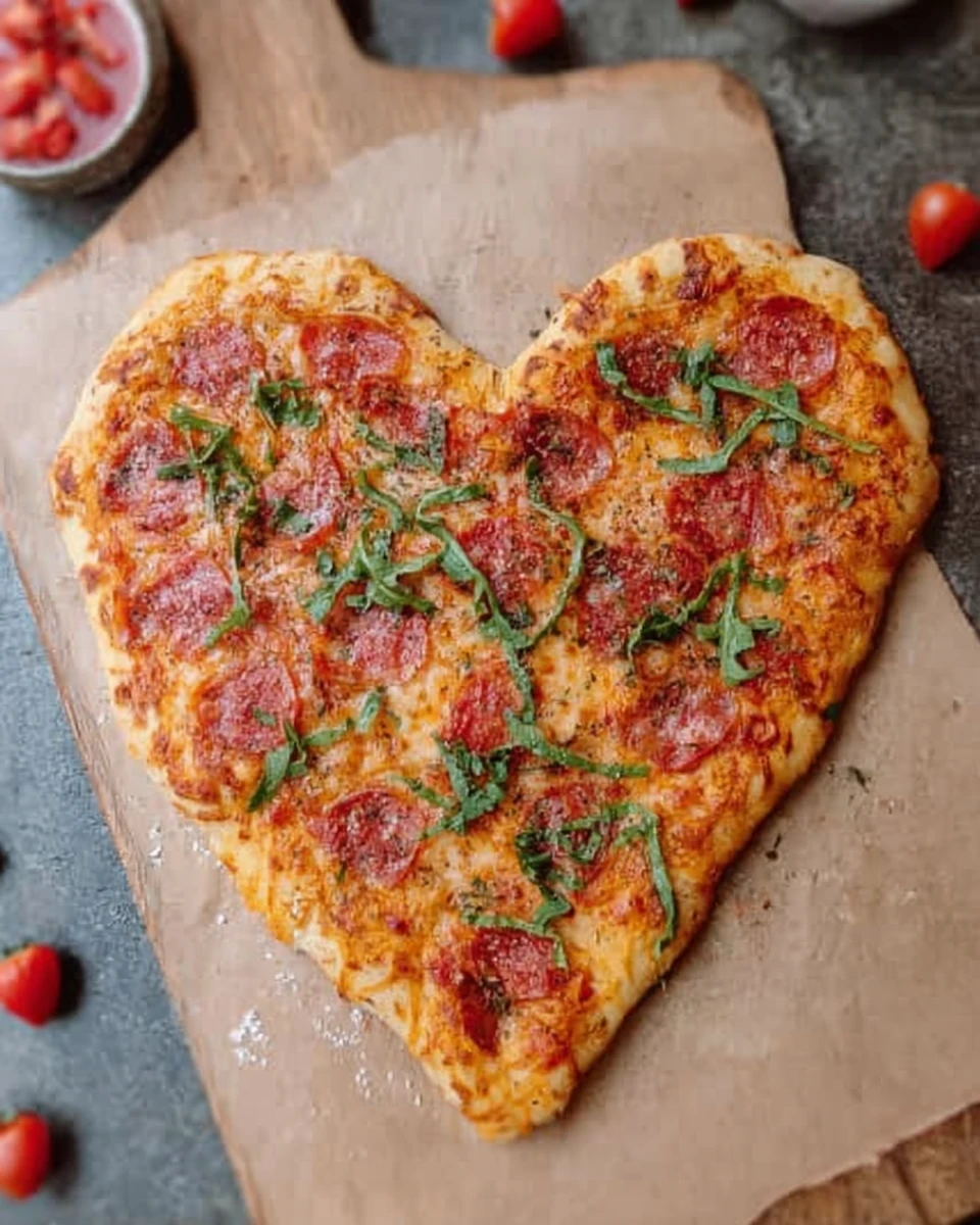 Valentine’s Day Heart-Shaped Pizza