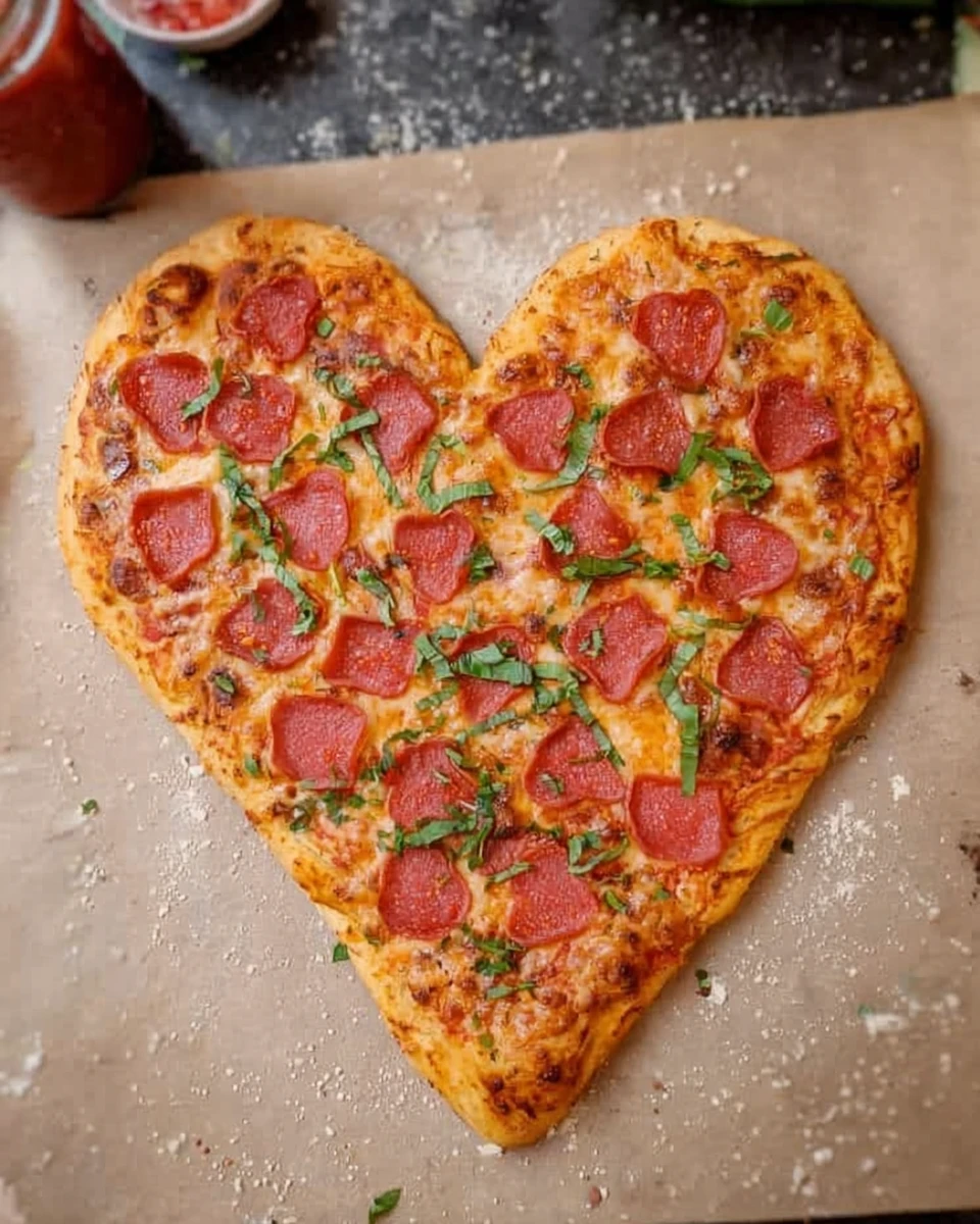 Valentine’s Day Heart-Shaped Pizza