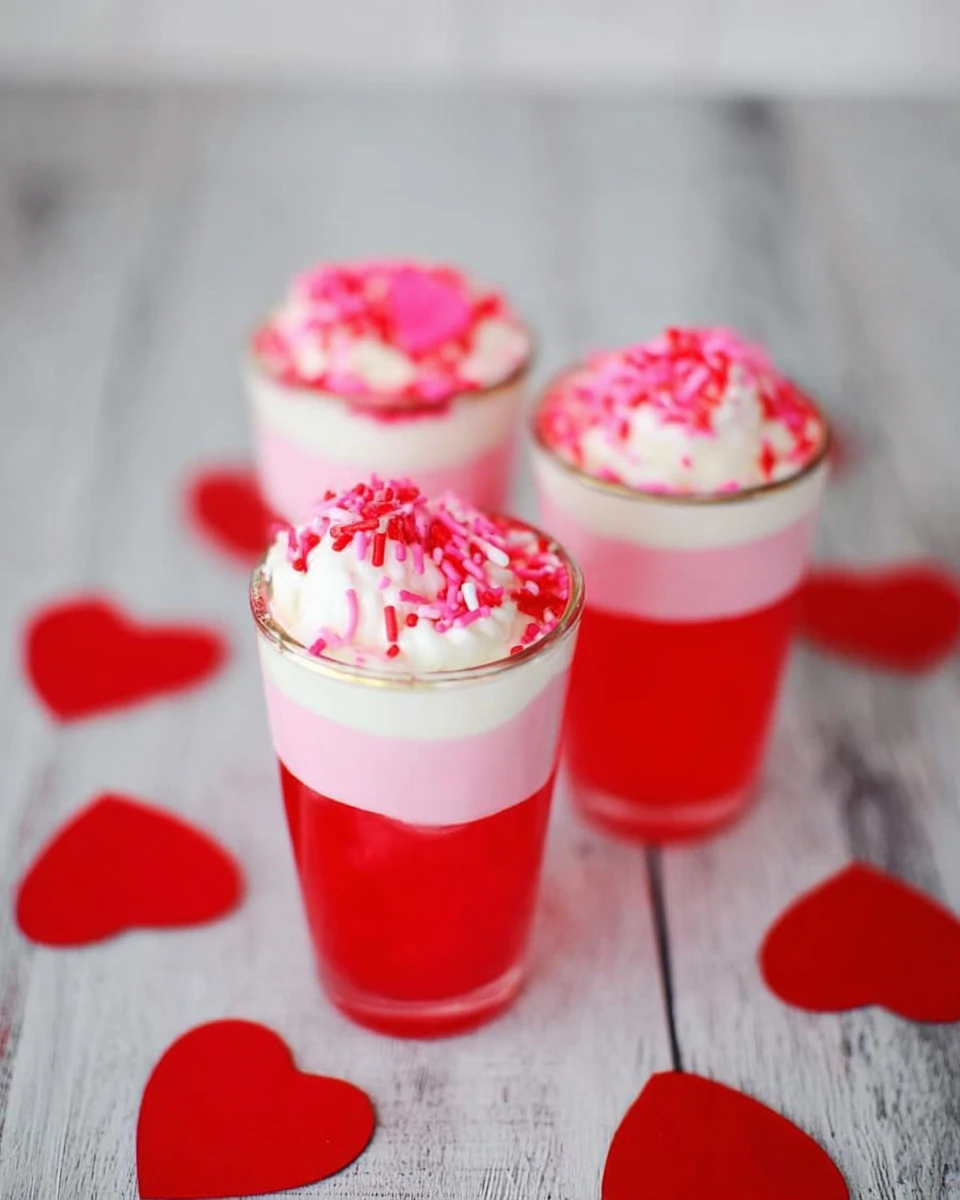 Valentine’s Day Jello Parfait