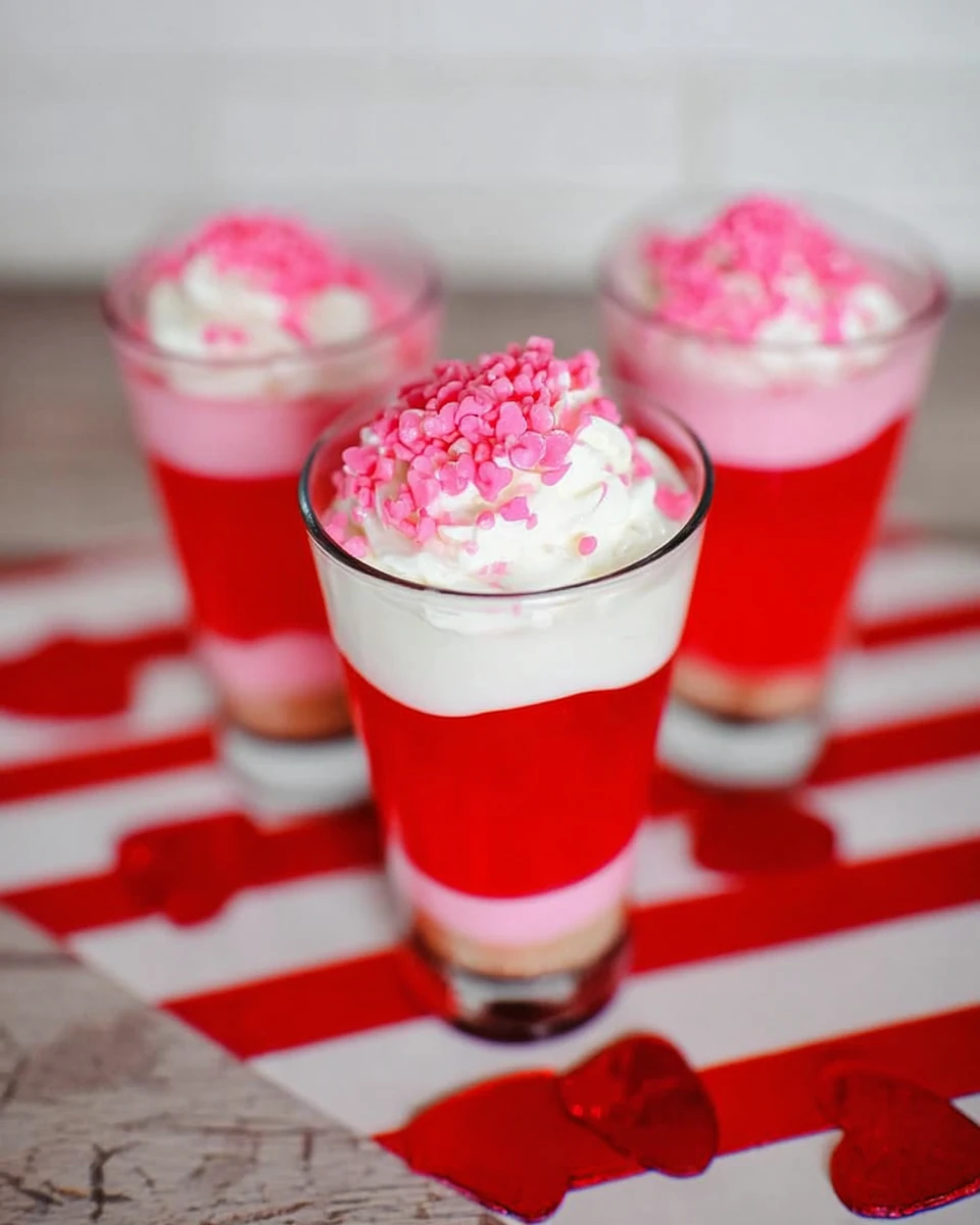 Valentine’s Day Jello Parfait