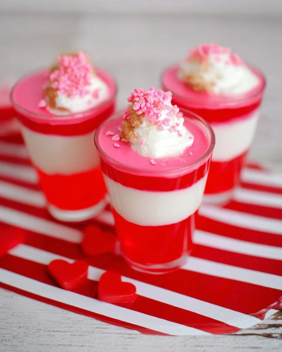 Valentine’s Day Jello Parfait