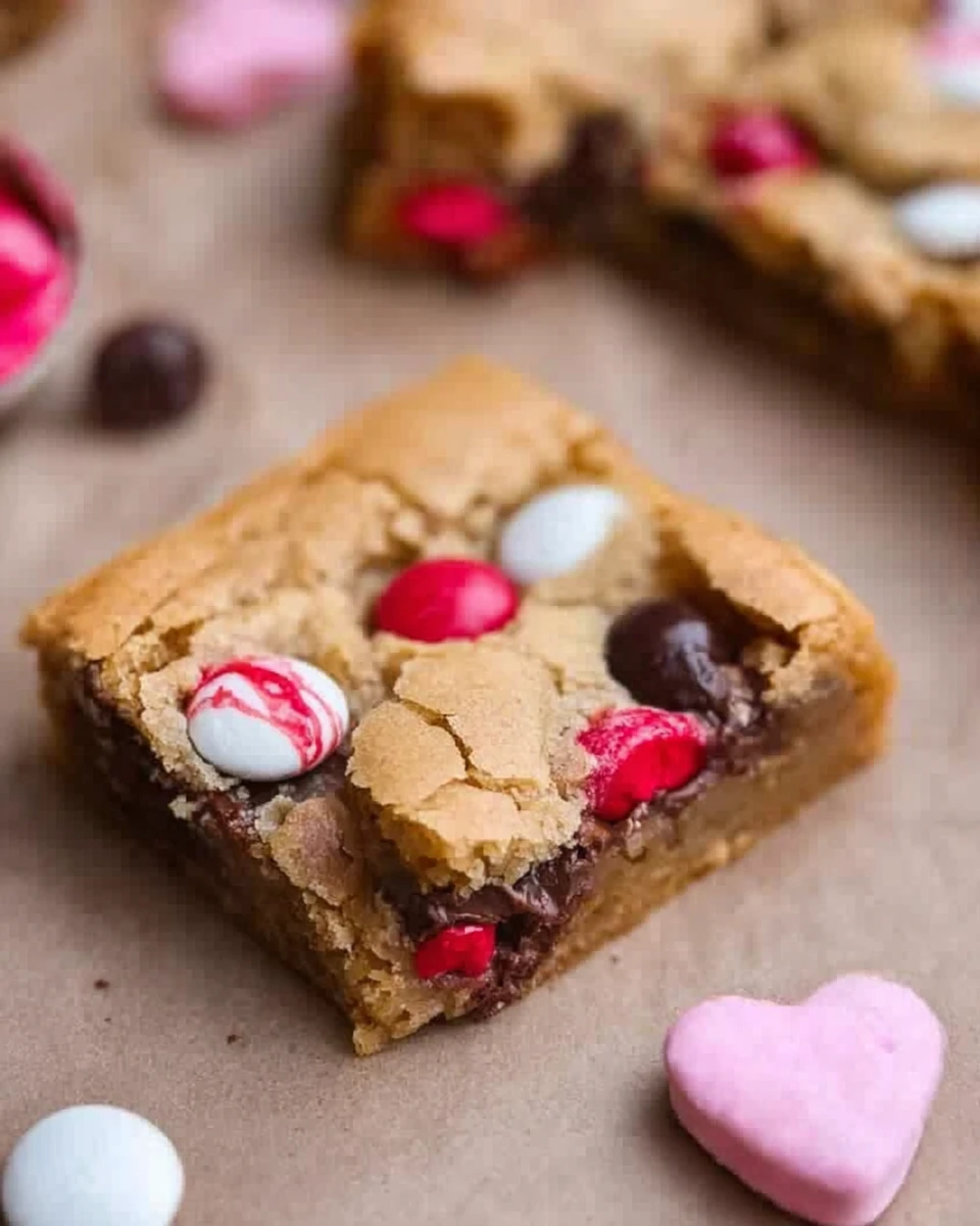 Valentine’s Day M&Amp;M’s Blondies