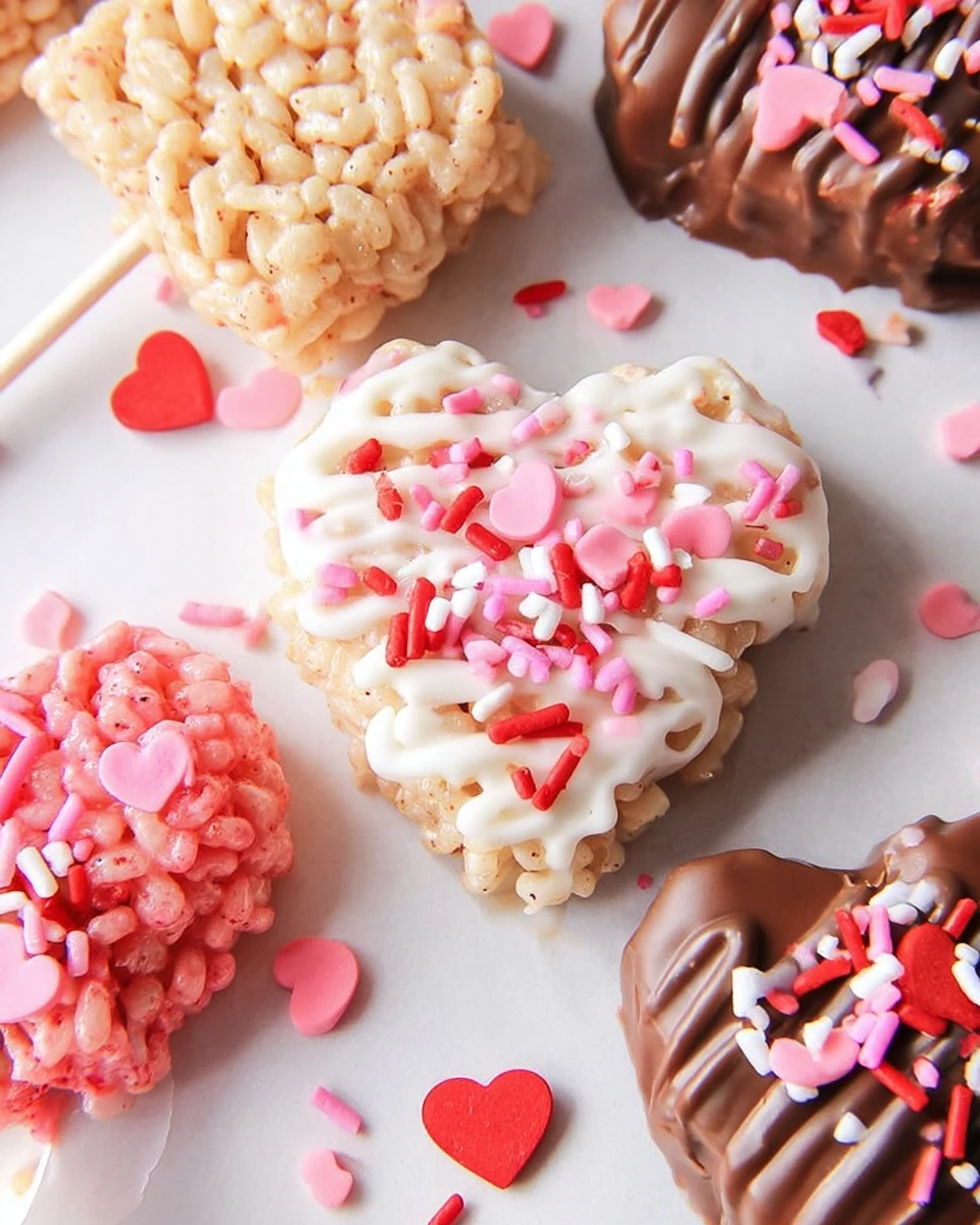 Valentine’s Day Rice Krispies Pops