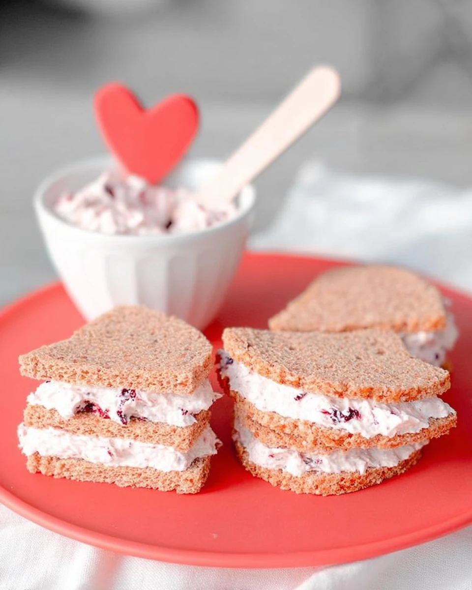 Valentine’s Tea Party Sandwiches