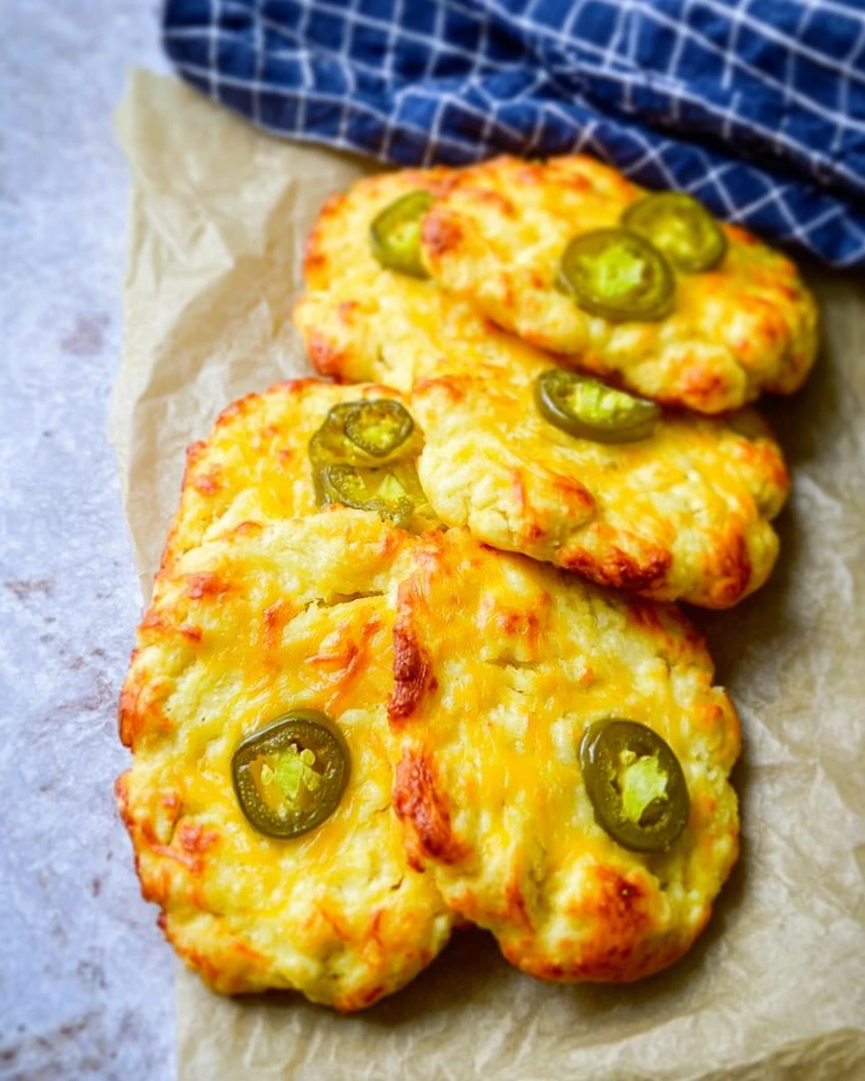 4 Ingredient Keto Jalapeno Cheese Bread