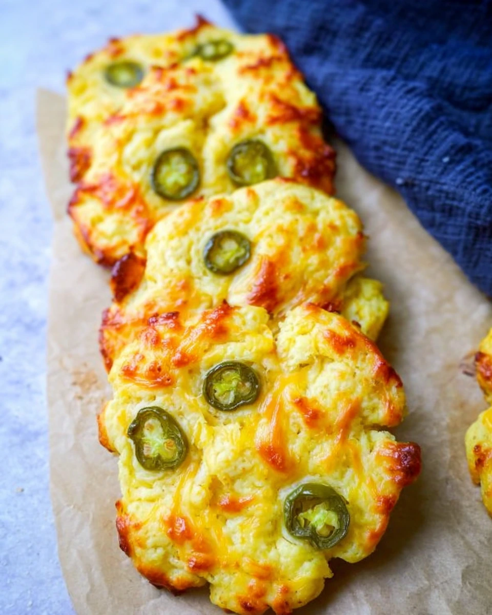 4 Ingredient Keto Jalapeno Cheese Bread