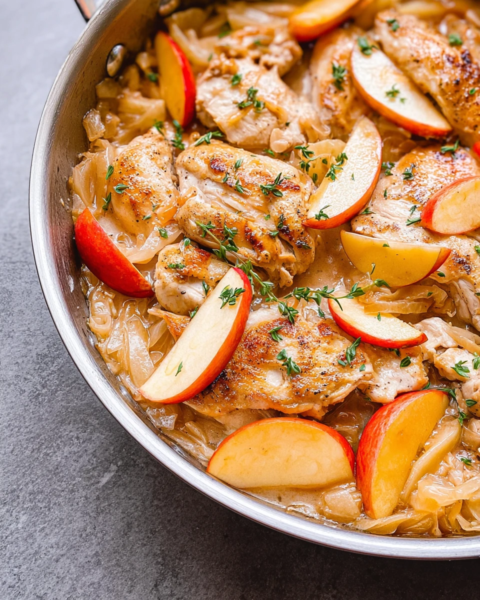 Apple Cider Chicken Skillet