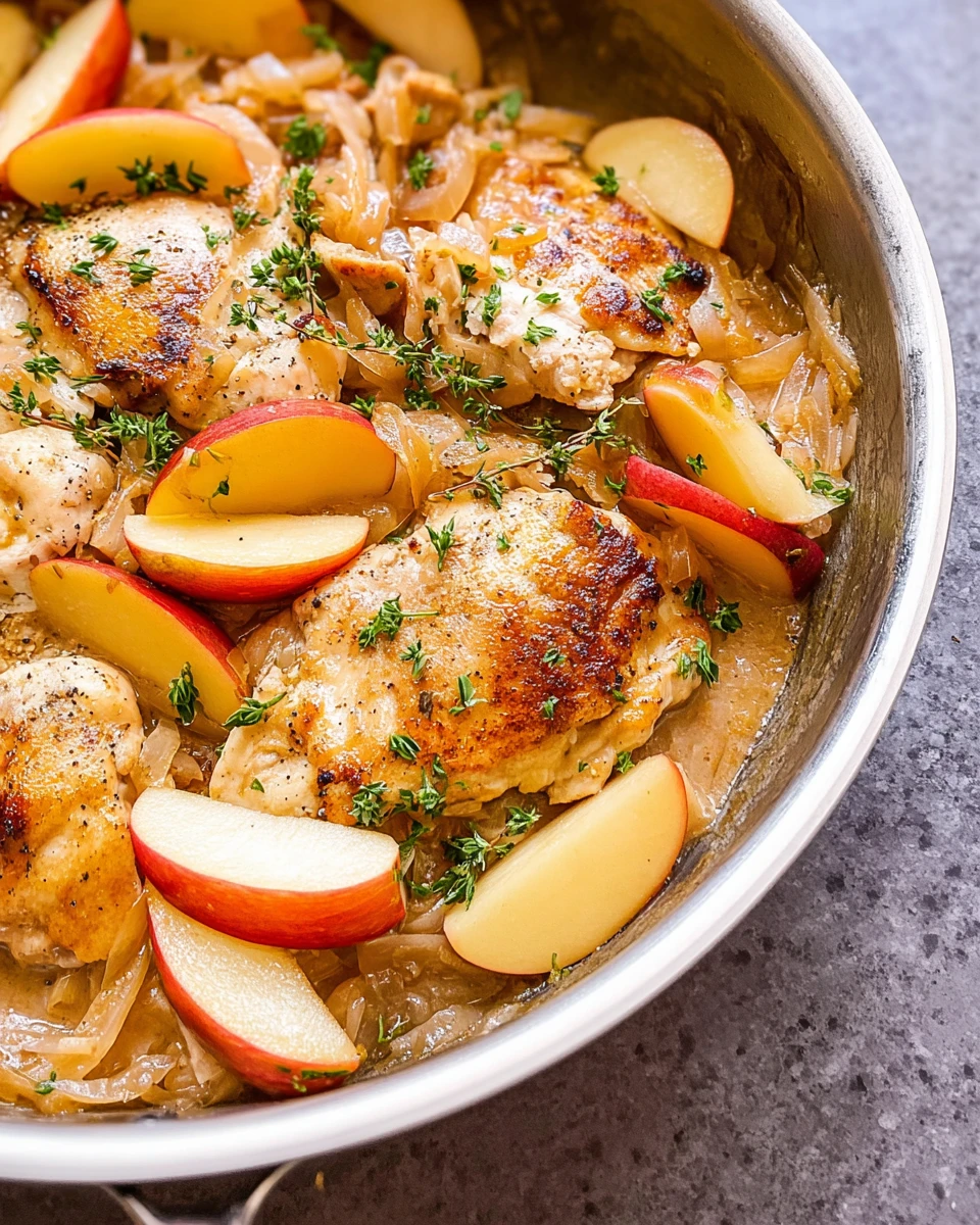 Apple Cider Chicken Skillet