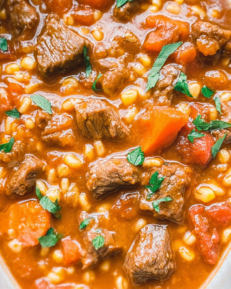 Beef And Barley Soup