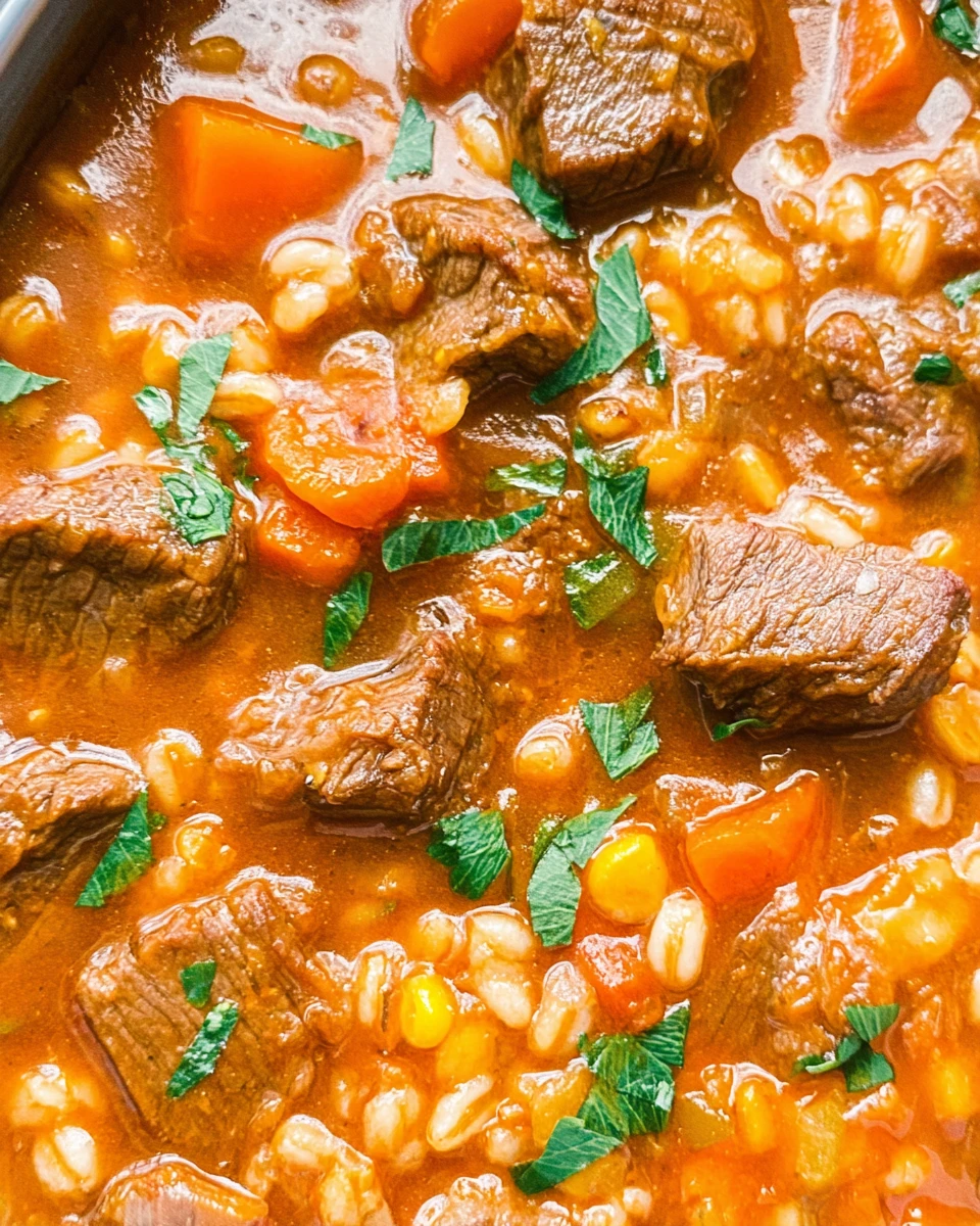 Beef And Barley Soup