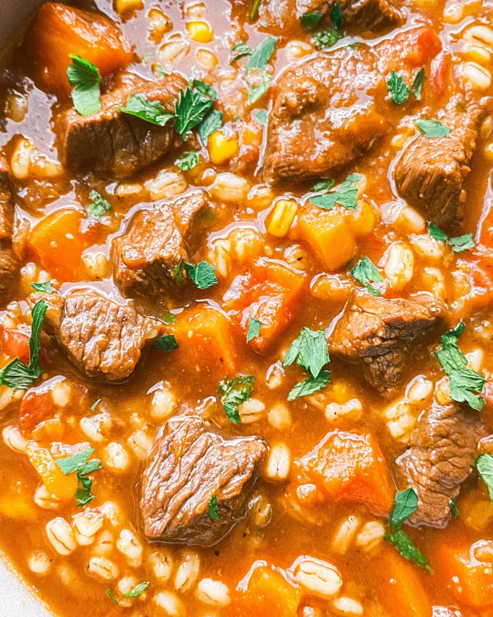 Beef And Barley Soup