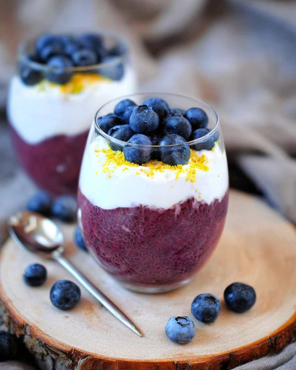 Blueberry Chia Seed Pudding